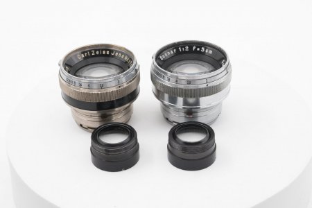 Overview of all regular Zeiss Sonnar 5cm f/2 aka 50mm f/2 versions