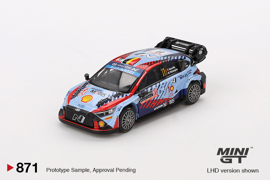 MINI GT MGT00871-L1/64 Hyundai i20 N Rally1モンテカルロラリー 2024