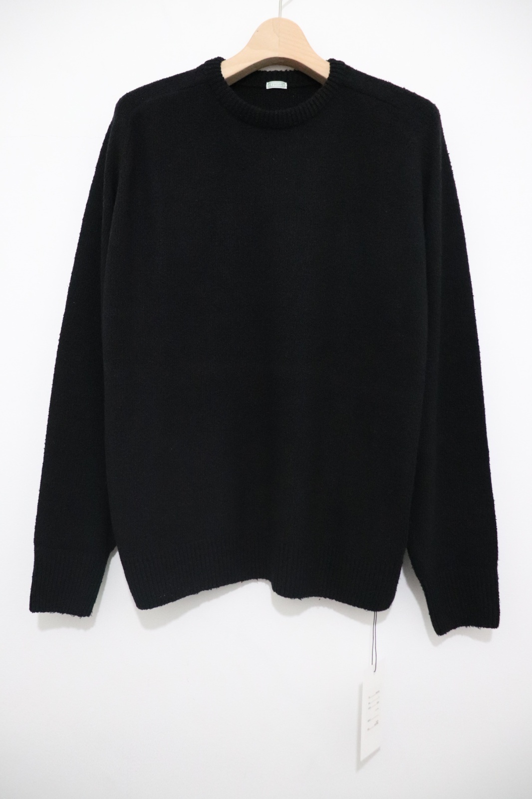 A.PRESSE (アプレッセ) Washed Silk Nep Crew Neck Sweater