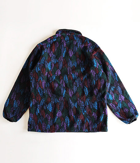90's Patagonia リーフ柄ハーフジップフリースジャケット - Fresh