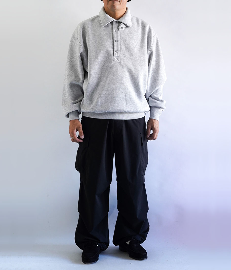 DAIWA PIER 39 TECH SWEAT SNAP PULLOVER [TOP GRAY] - Fresh Service