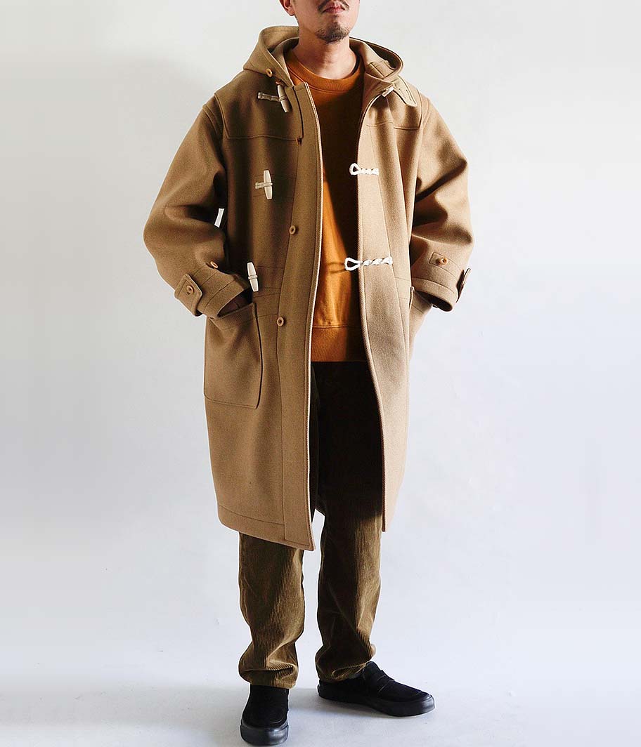 KAPTAIN SUNSHINE Duffle Coat [CAMEL SHARKSKIN] - Fresh Service