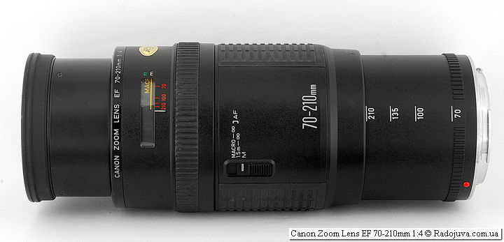 Review of Canon Zoom Lens EF 70-210mm 1: 4 | Happy
