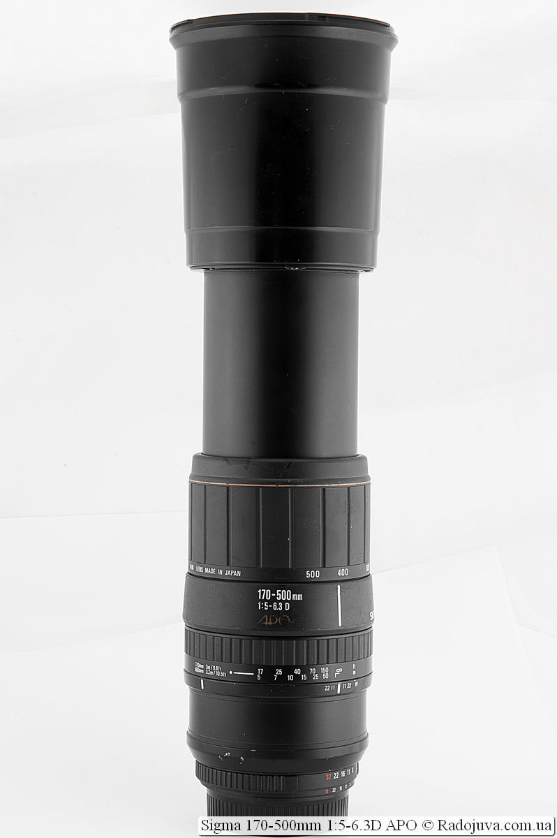 SIGMA 170-500mm 1:5-6.3 APO マウント不明 Sigma 170-500mm Lens