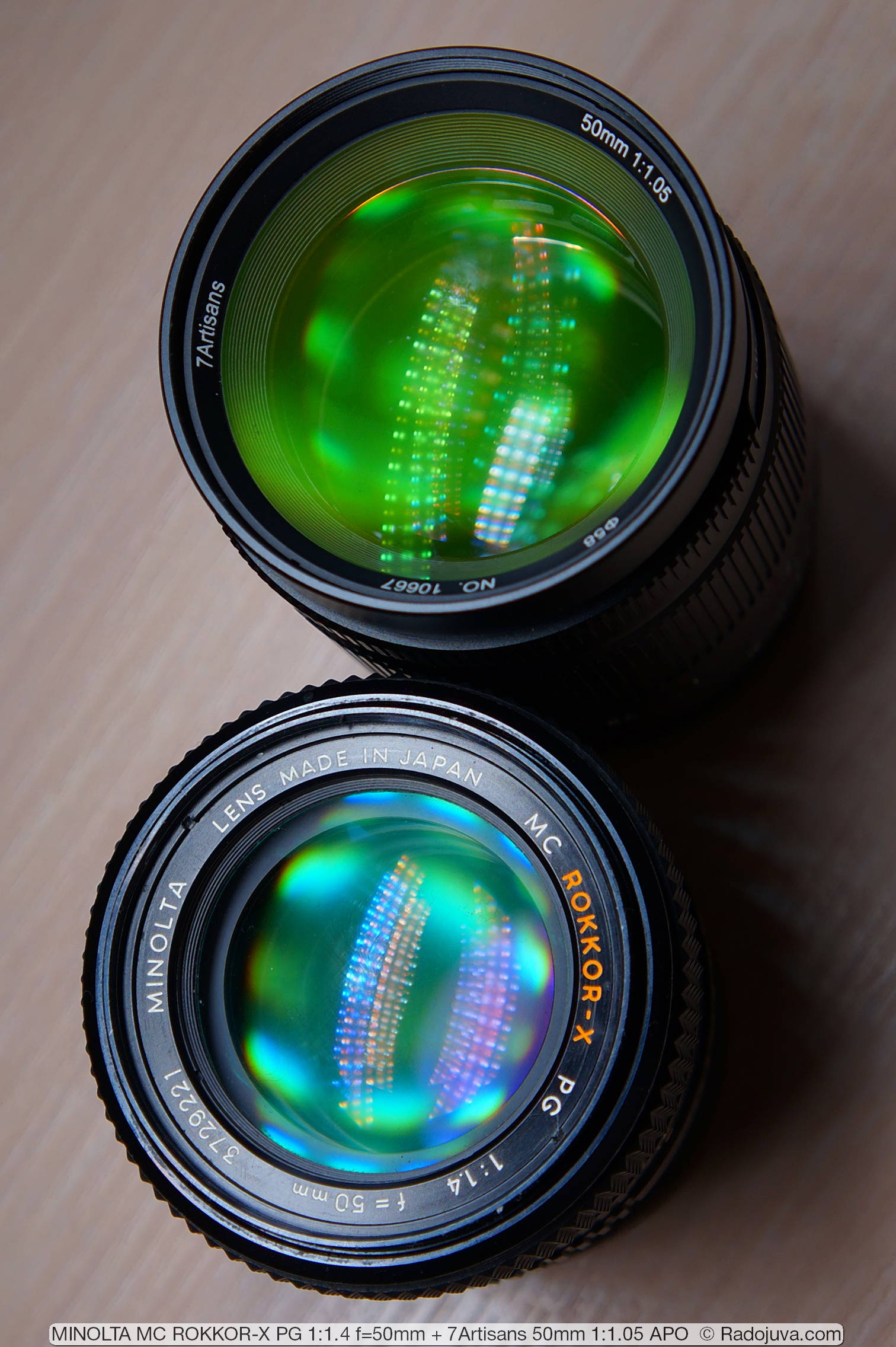 Review MINOLTA MC ROKKOR-X PG 1: 1.4 f = 50mm | Radozhiva