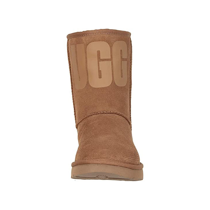 UGG Classic Short Rubber Logo Chestnut (1108230) Women – Rafaelos