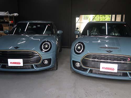 ミニ クラブマン(F54) x 2台 & クロスオーバー(F60) SAGE GREEN(セージ