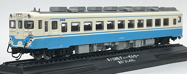 JR四国色のキハ58急行「よしの川」登場！デアゴスティーニ「鉄道車両