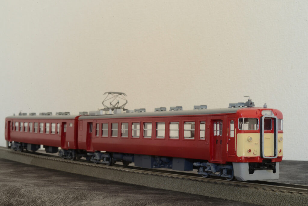 模型車両:ペーパー車体による新性能電車の製作 -クモヤ791と711系試作