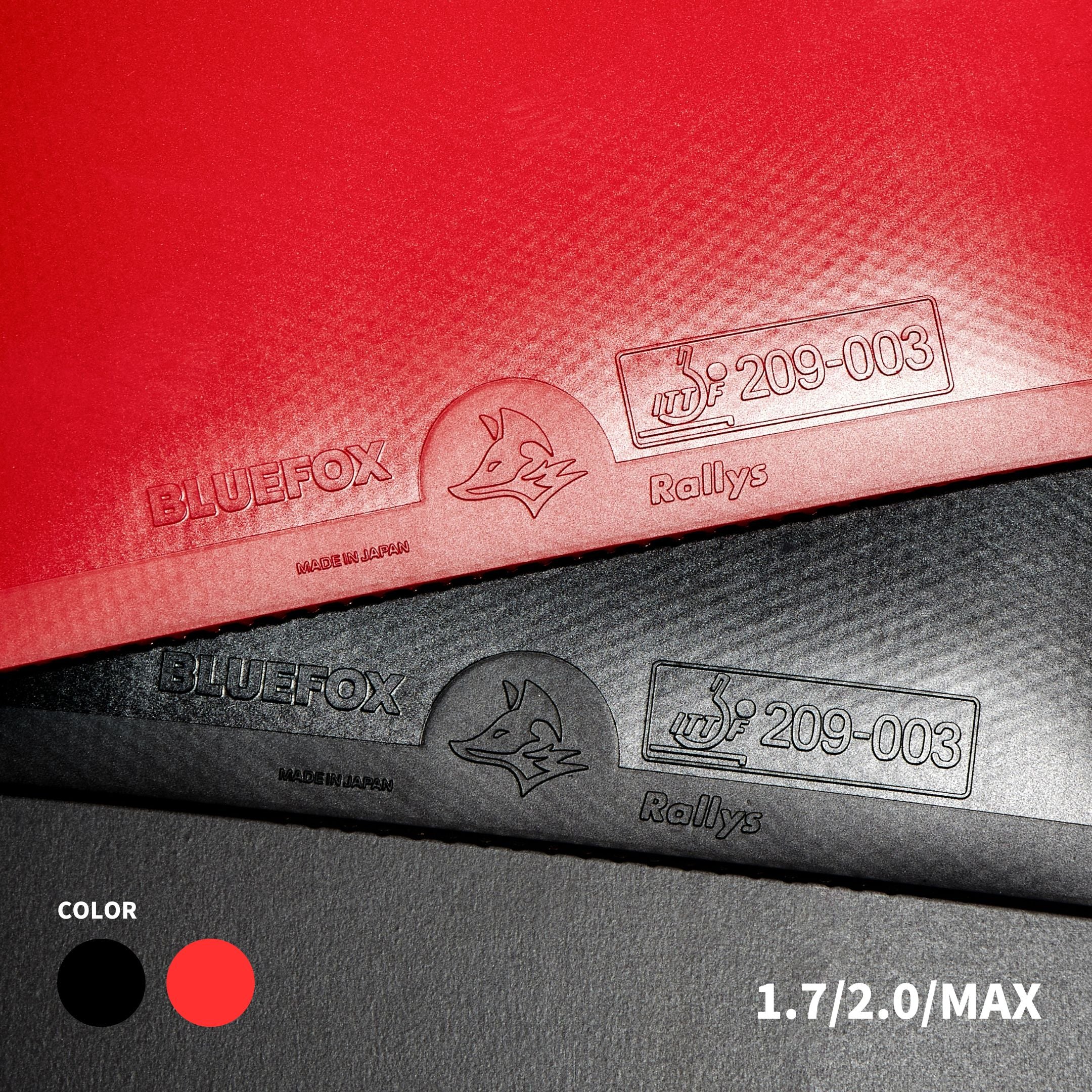 BLUEFOX ブルーフォックス｜卓球ラバー｜単品販売