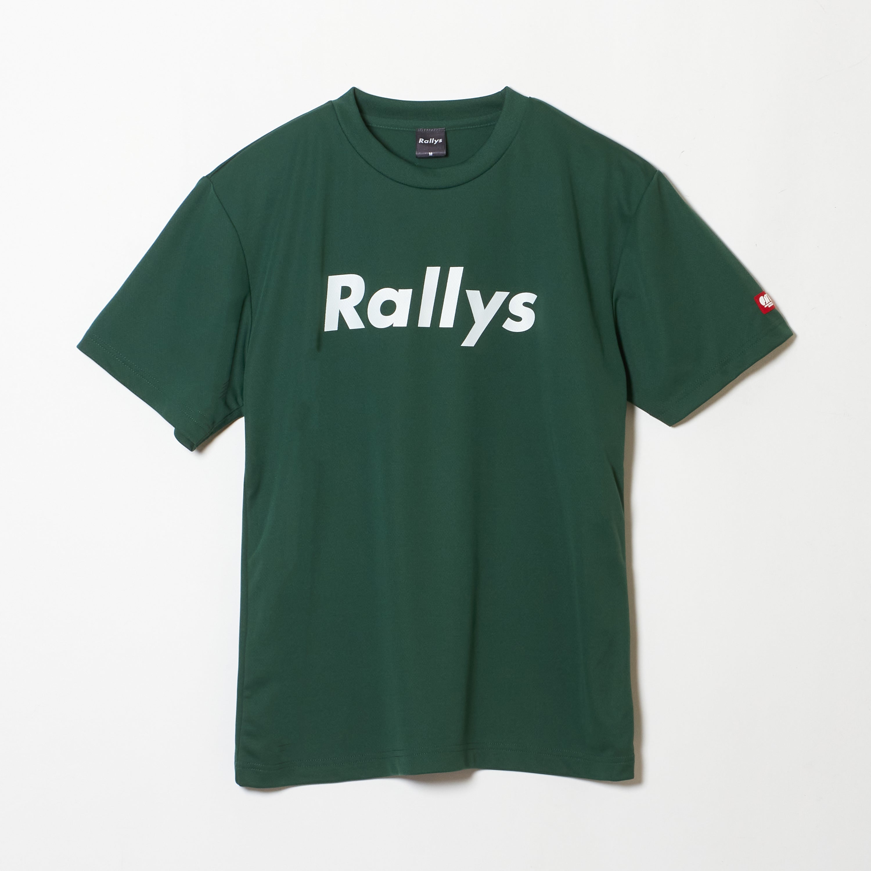 Rallys Tシャツ（アイビーグリーン・ロゴ大）｜公式戦でも使える卓球T