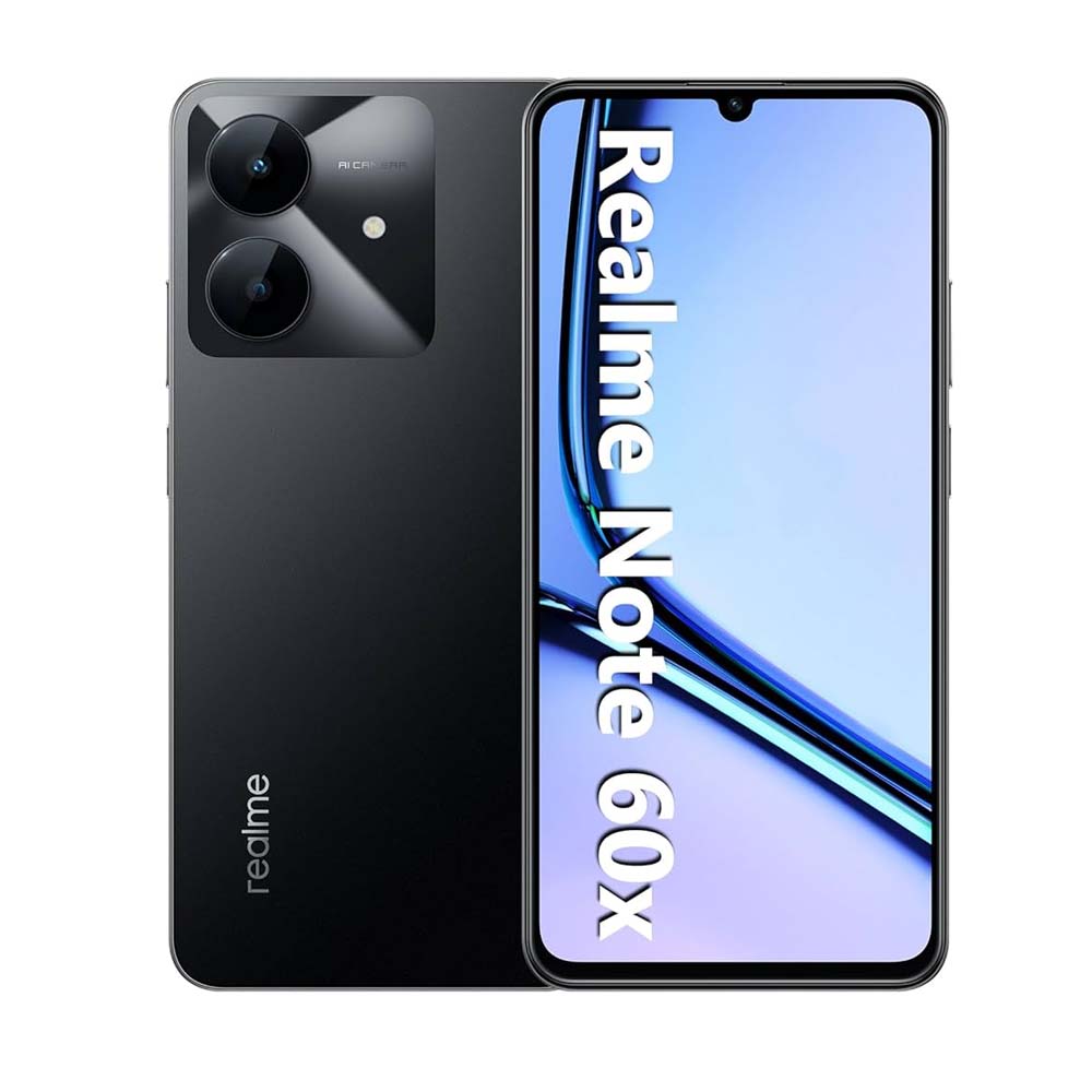 Realme Note 60X 4G 3GB Ram 64GB Storage Black | Rawabi Hypermarket