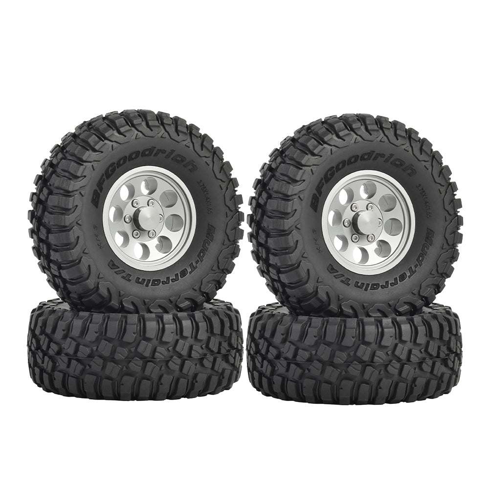 問屋ワールド】クローラーRC用1.55インチアルミ製ビードロックホイール