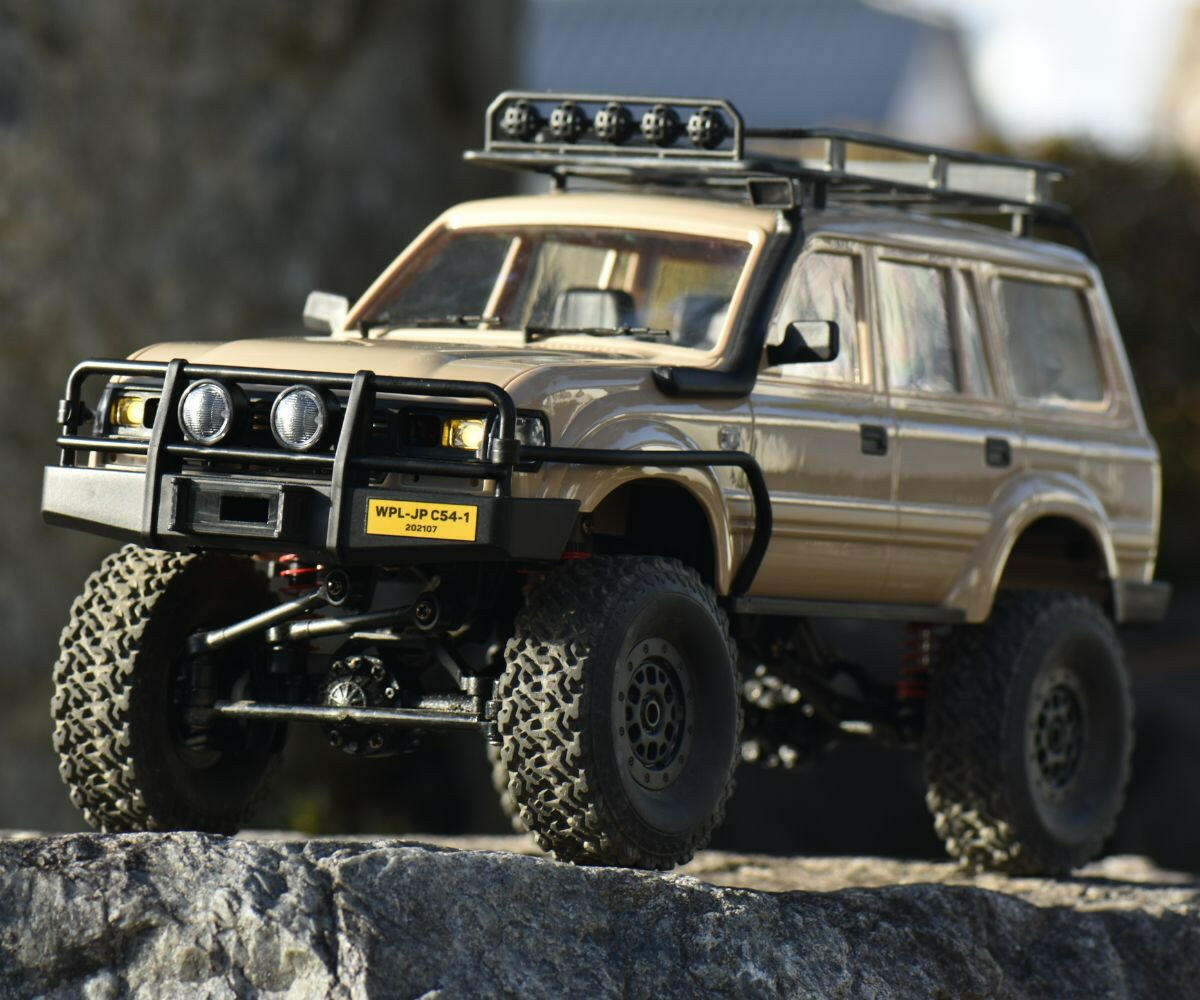 バッテリー2個付き WPL C54-1 RTR LC80 4WD イエロー バッテリー2個