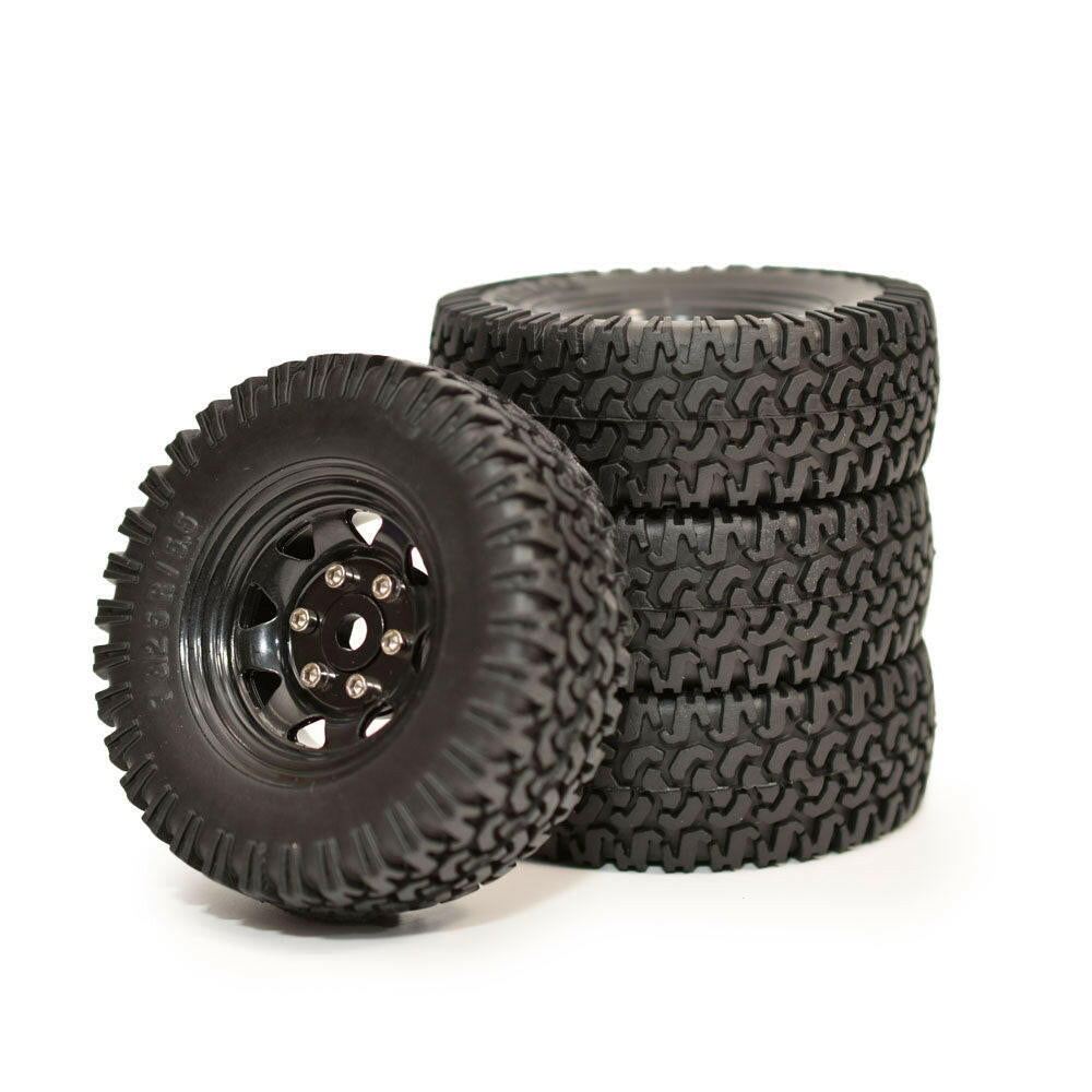 問屋ワールド】クローラーRC用1.55インチスチール製ビードロック