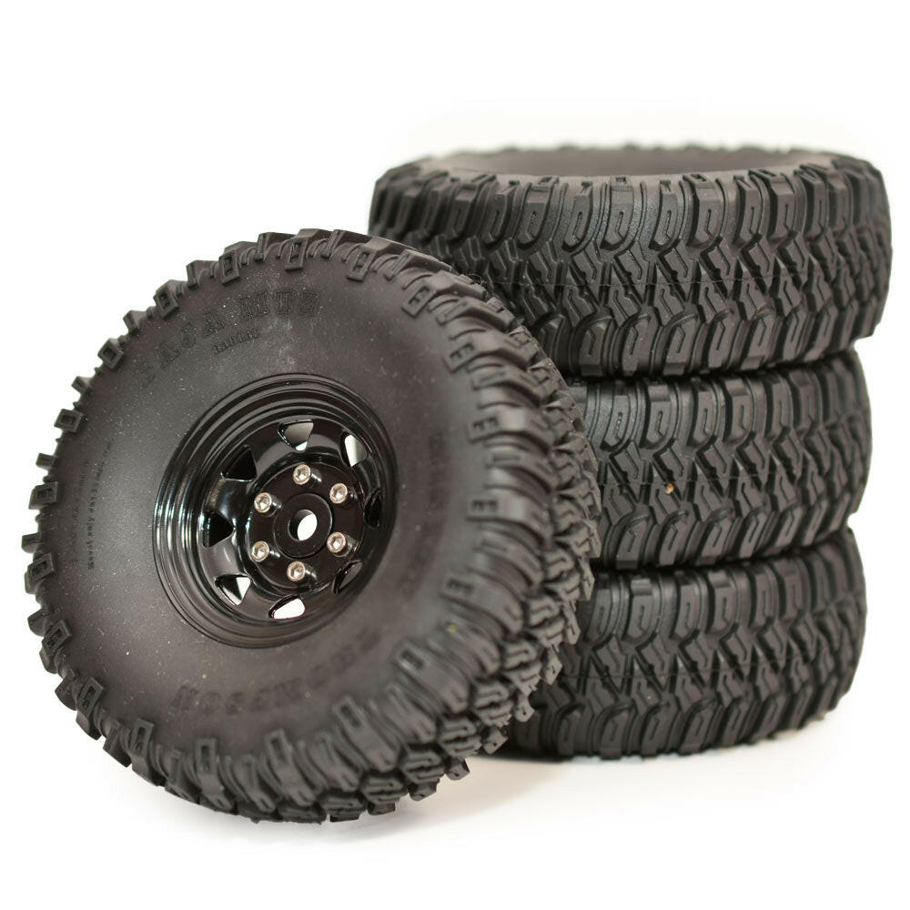 問屋ワールド】クローラーRC用1.55インチスチール製ビードロック