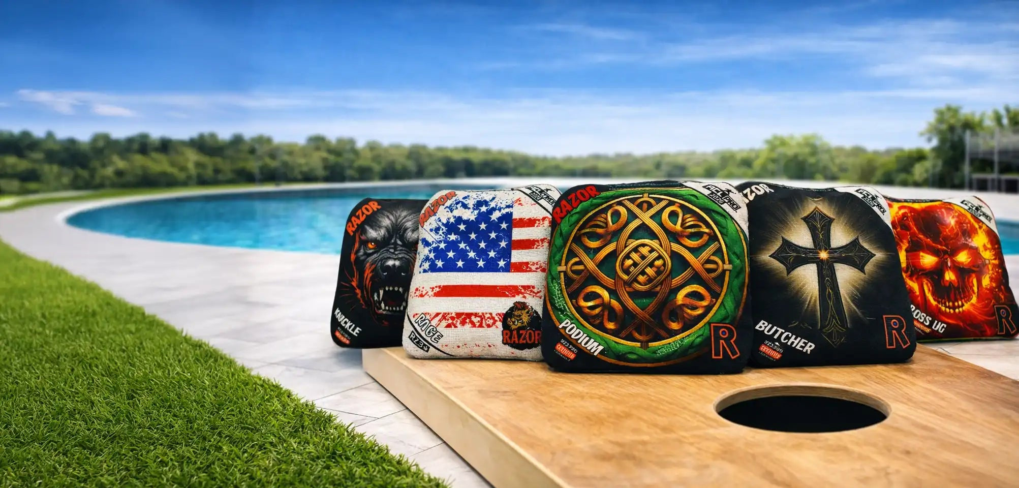 ACL PRO Cornhole Bags | Professional Cornhole Bags - Razor Bags