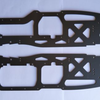 Stock TVP Main Chassis Plates Set 2.5mm (Left+Right) for HPI