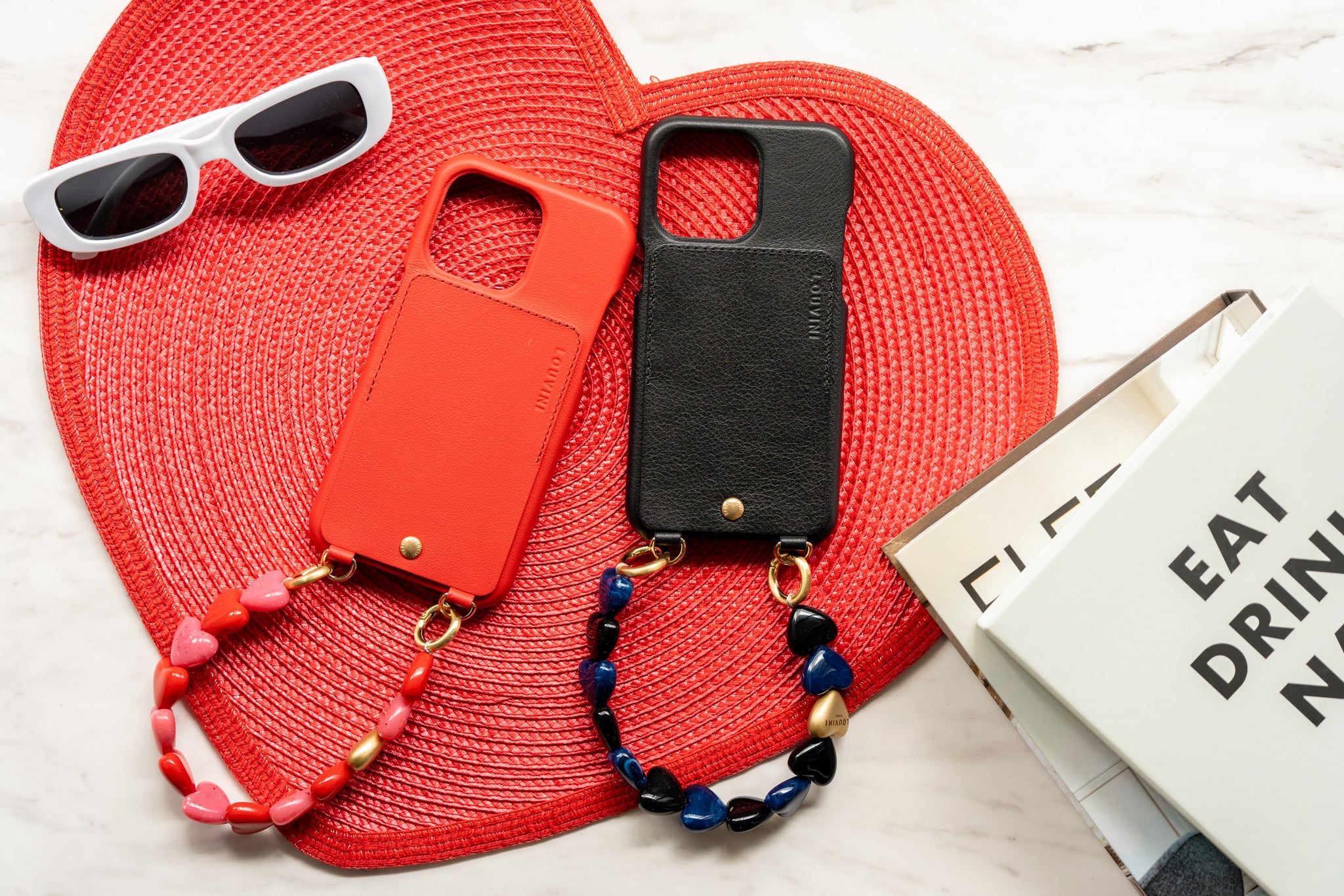 ハンドストラップ PETIT CUORE PINK-RED – R deco interiors