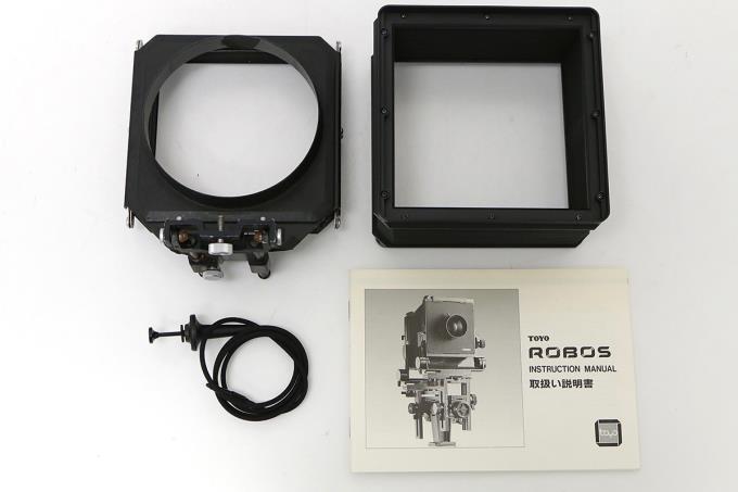 ROBOS 蛇腹大判カメラ フィルムホルダー 延長レール ケース付 N185-2L