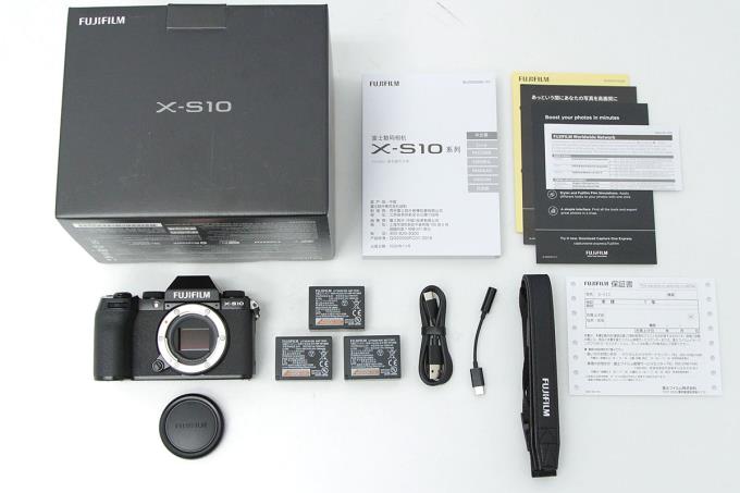 FUJIFILM X-S10 ボディ シャッター回数約7100回以下 γH508-2P4 | 富士