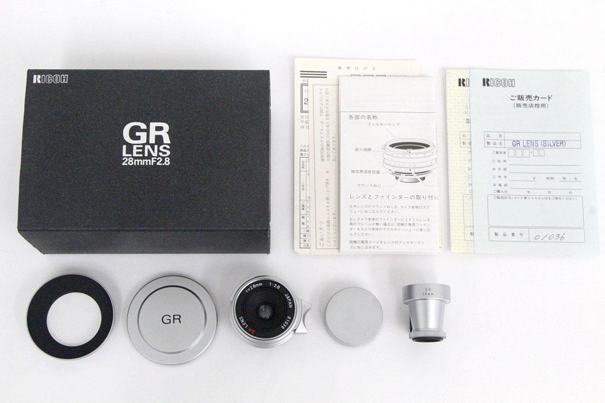 GR LENS 28mm F2.8 シルバー CA01-A9753-3X4 | リコー | レンジ