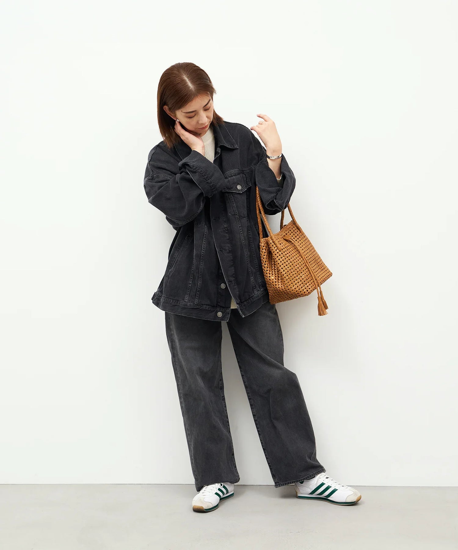 ラグジュアリーなやぎ革メッシュトートバッグ - 春夏限定の涼しげな籠