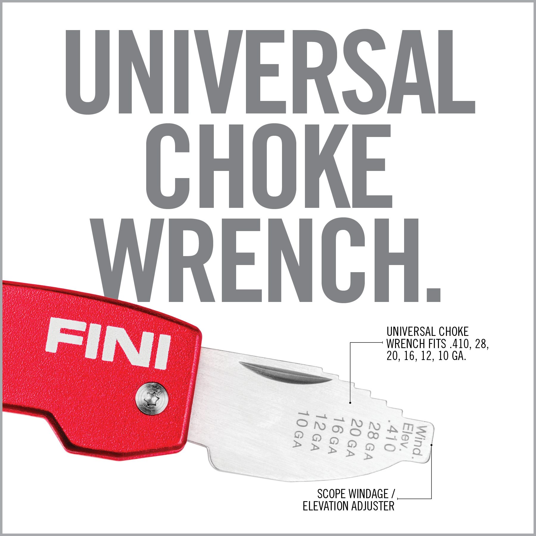 FINI™ Universal Choke Tube Wrench – Real Avid