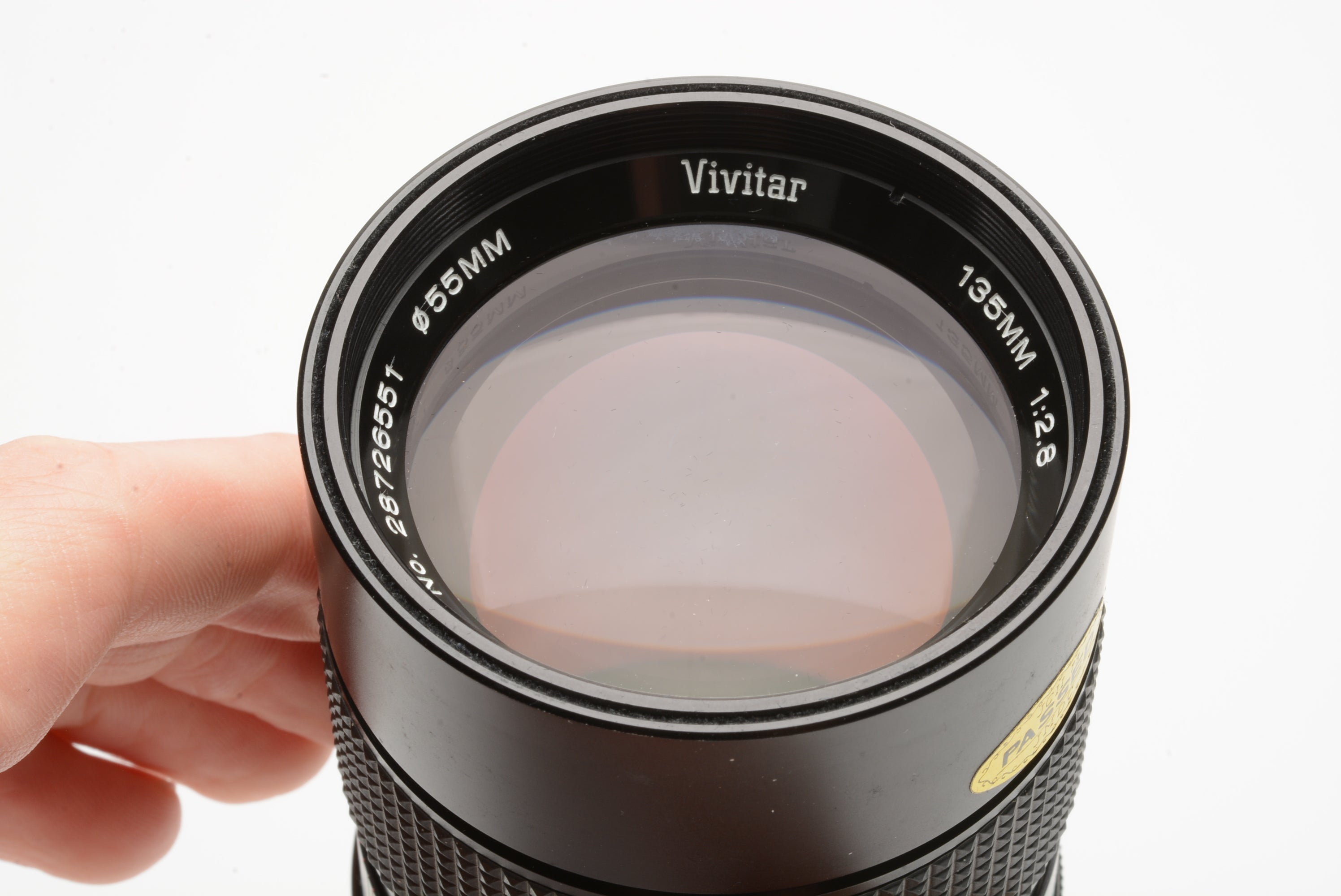 Vivitar 135mm f2.8 Pentax PK Portrait lens, caps, boxed, MINT