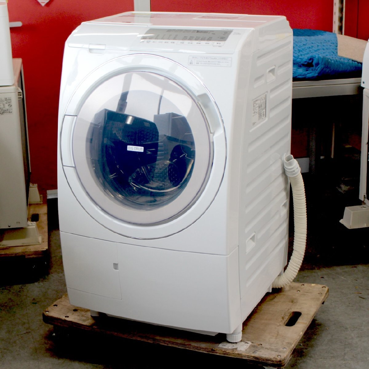 K♢025 パナソニック ドラム式洗濯機NA-LX127CR 設置オプション無料 K