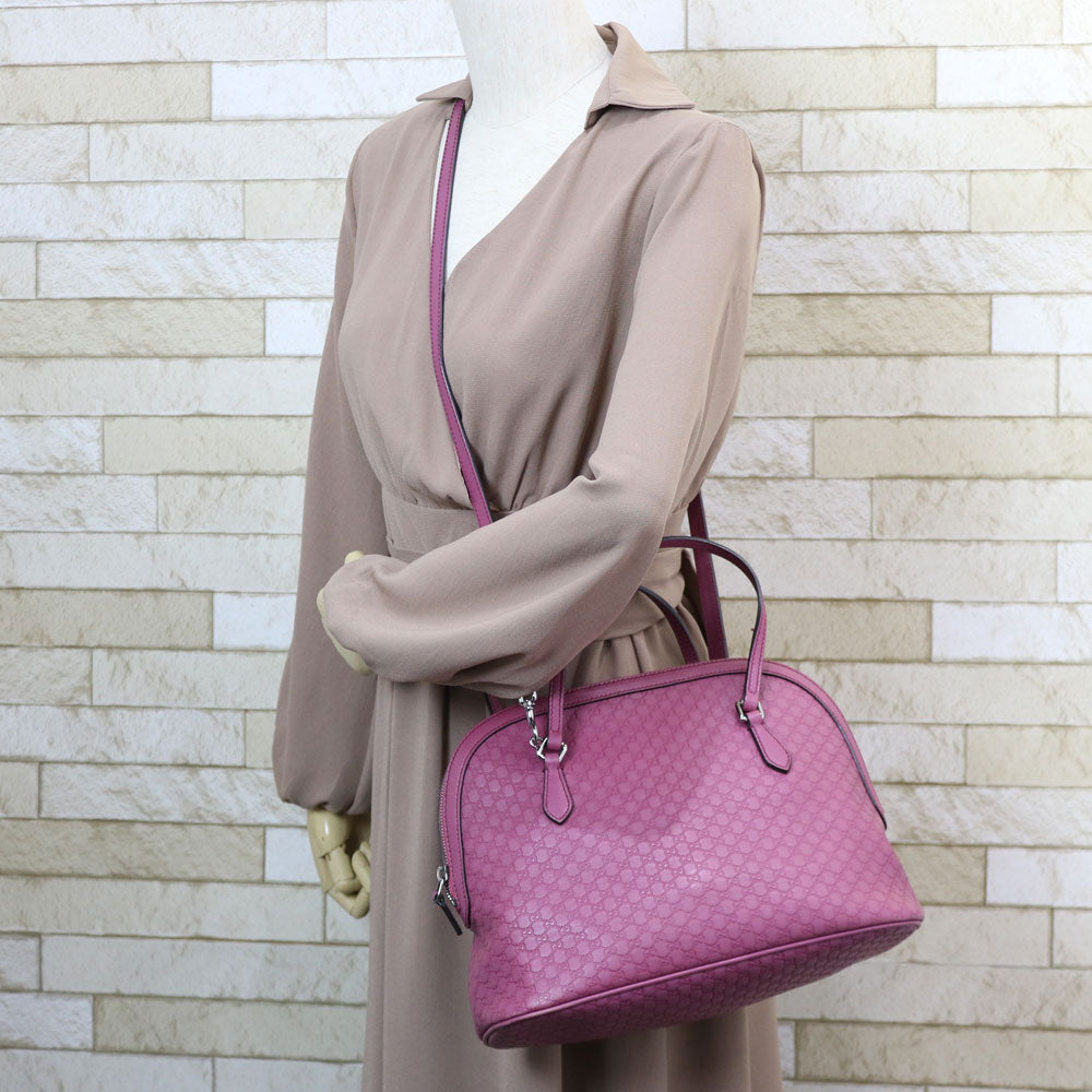 中古】 グッチ GUCCI ショルダーバッグ ハンドバッグ マイクロGG