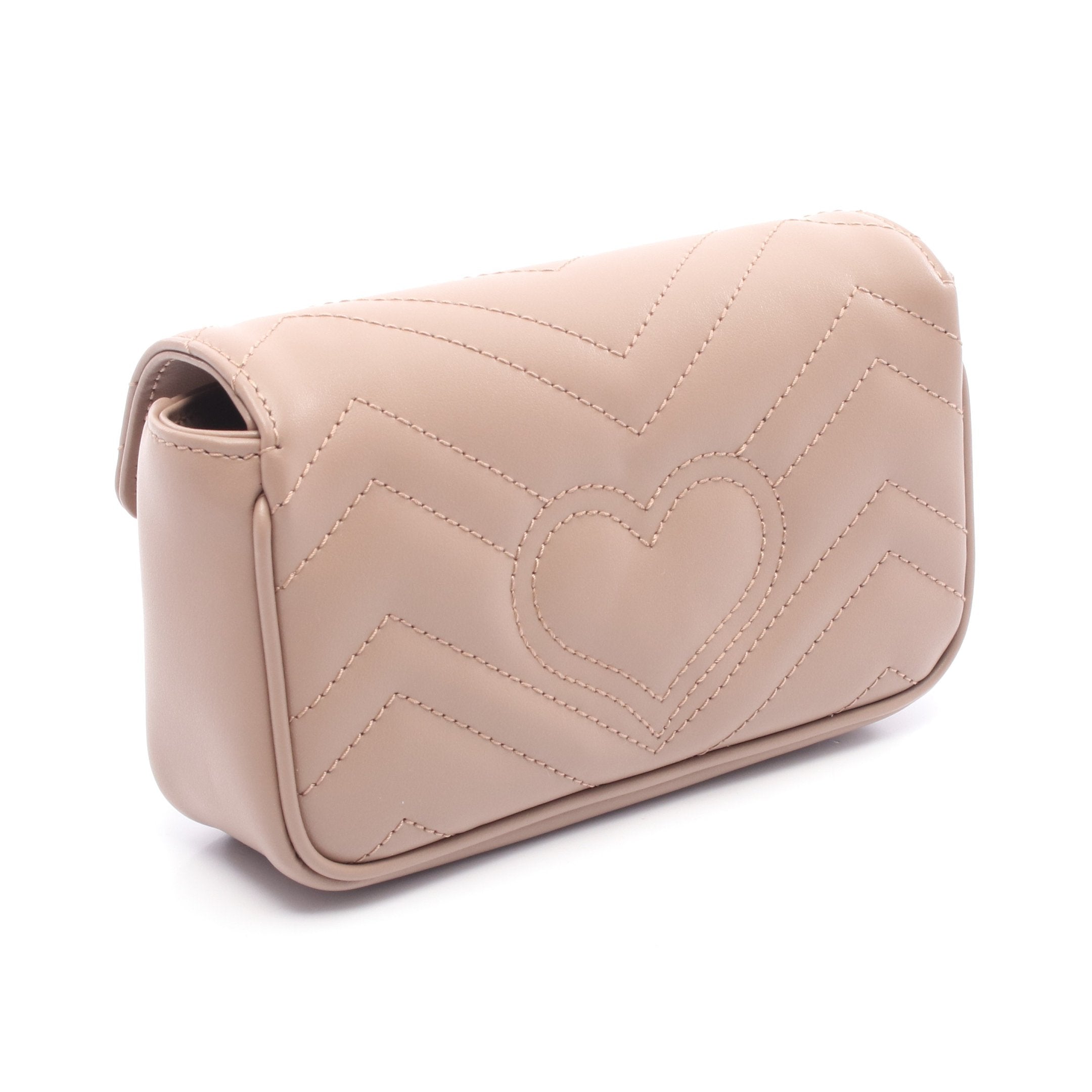 GGマーモント スーパーミニバッグ チェーンショルダーバッグ レザー