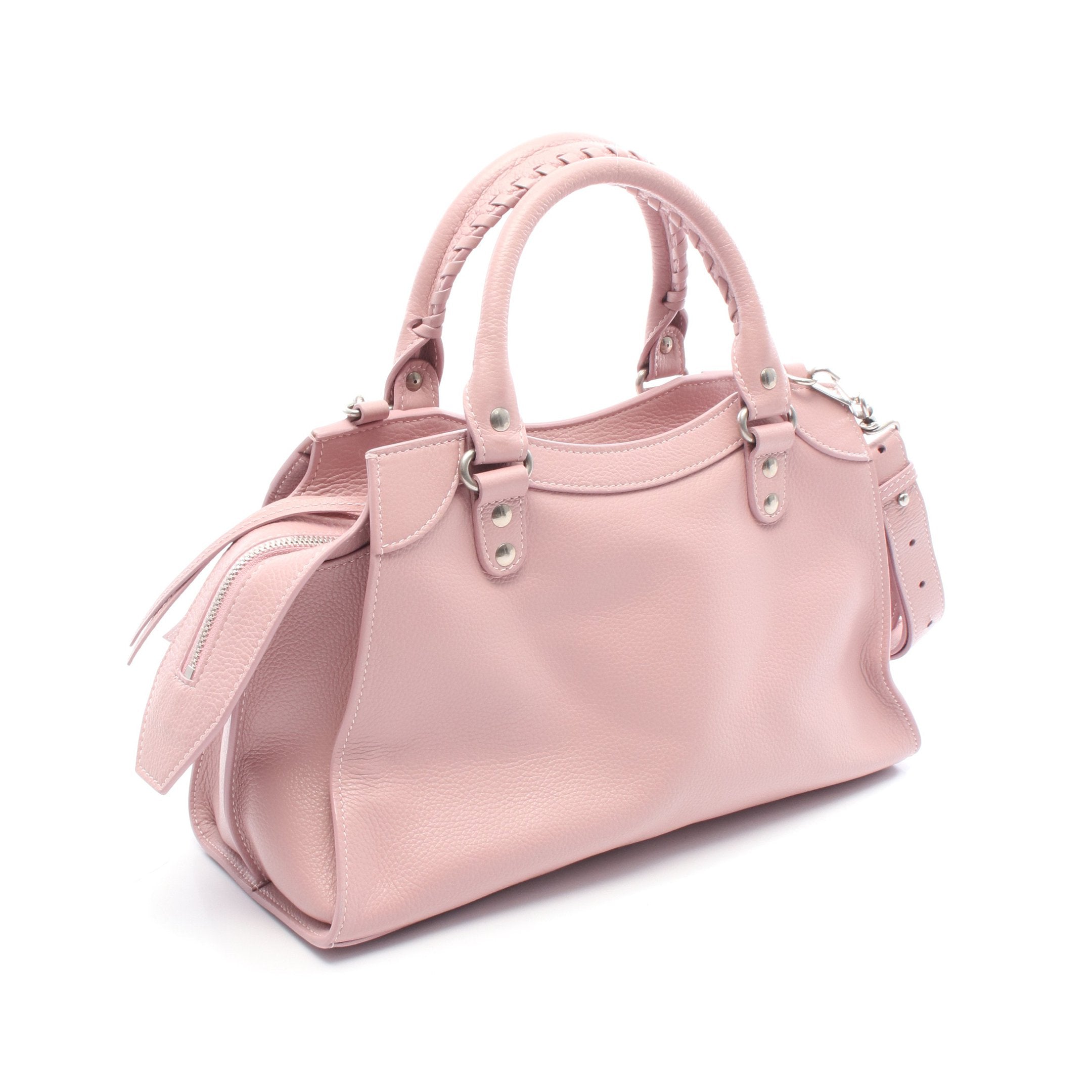 ネオクラシックシティ スモール ハンドバッグ レザー ピンク 2WAY