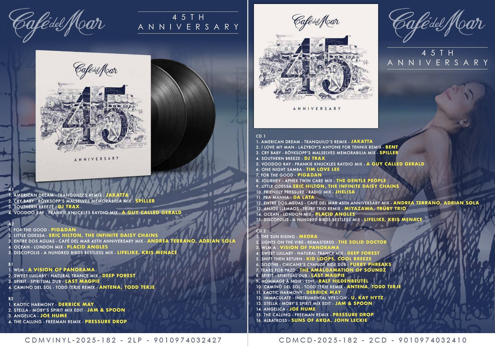Cafe del Mar 45th Anniversary vinyl - Record Culture