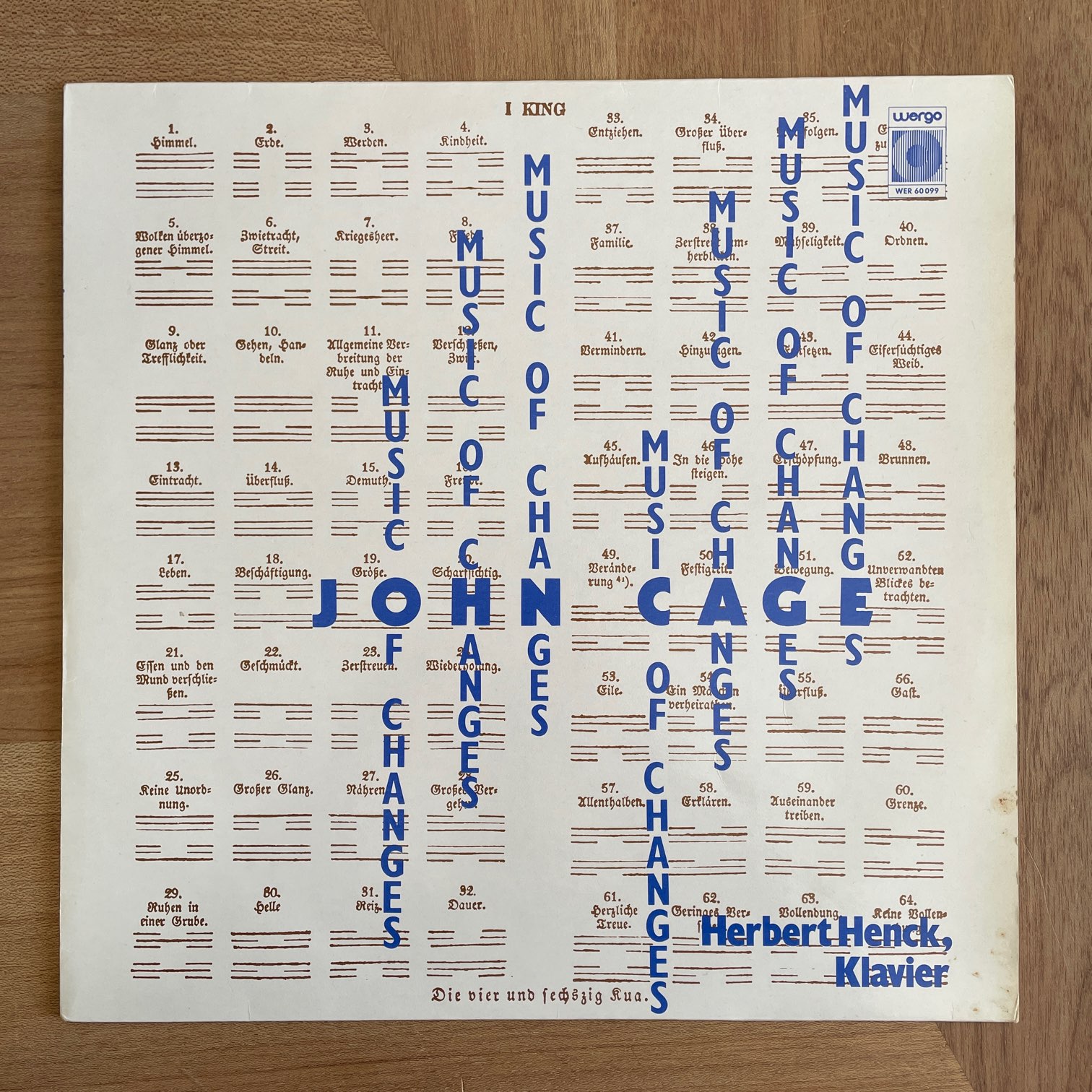 JOHN CAGE / MUSIC OF CHANGES | RECORDSHOP GG