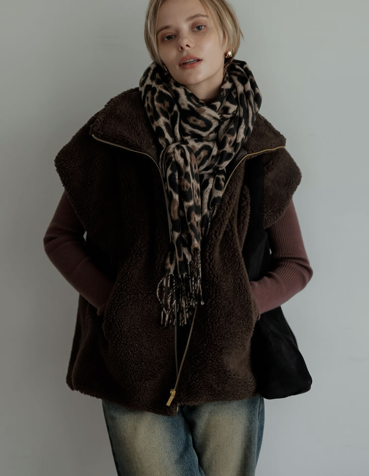 ボアスタンドベスト - ジャケット/アウター通販 | 人気レディース