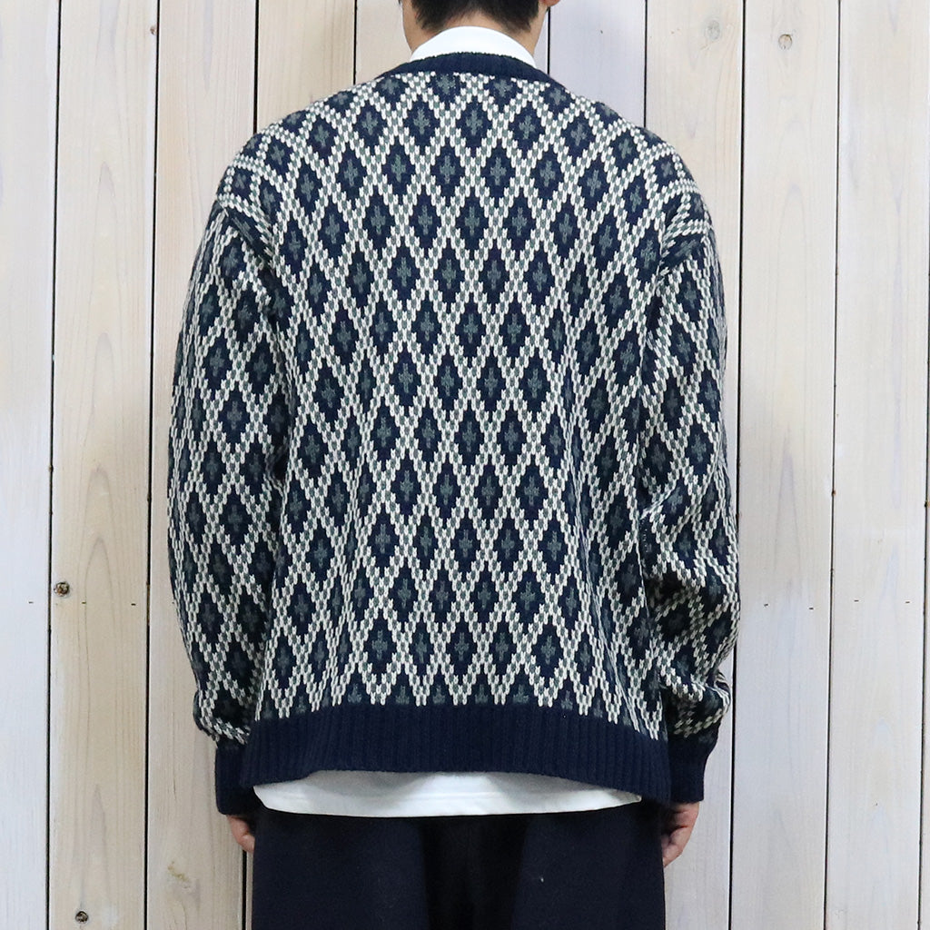 Needles『Crew Neck Sweater-Shetland』(Navy) – Reggieshop