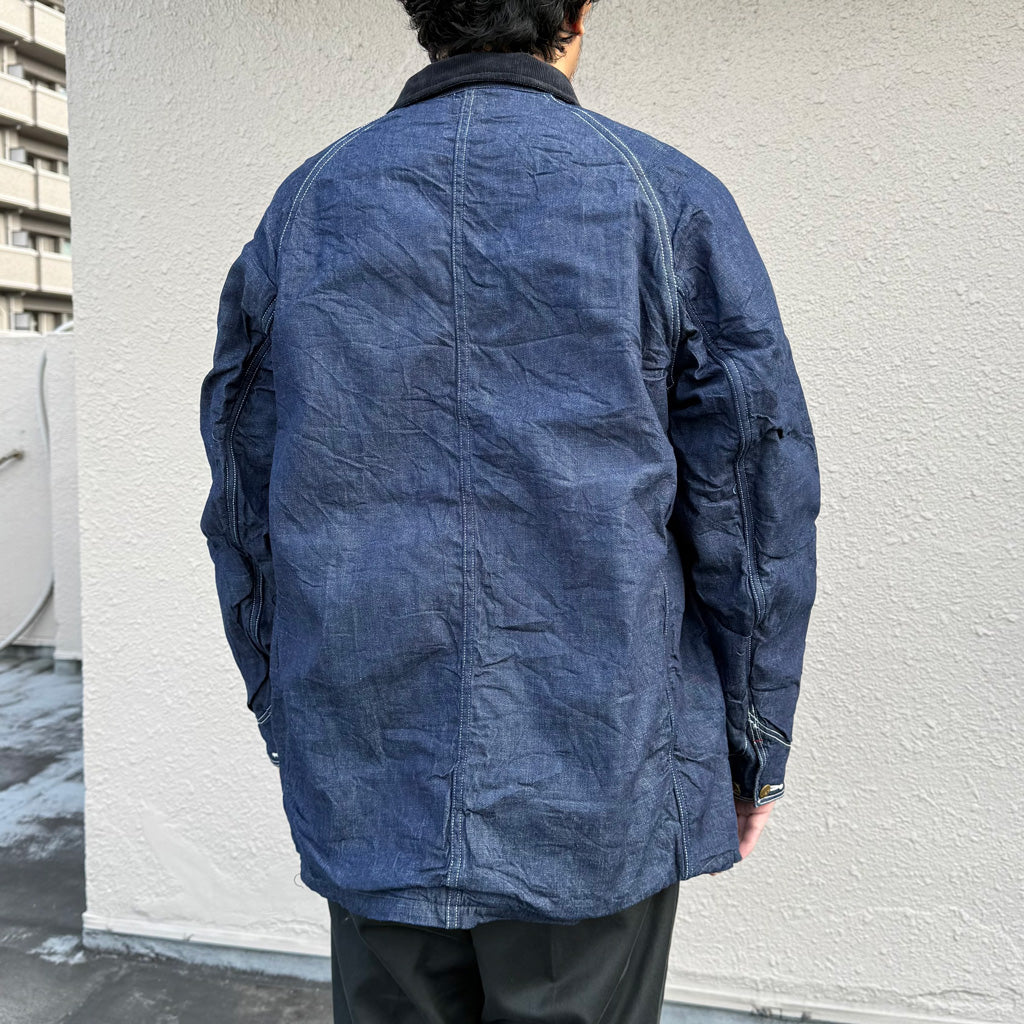 orSlow (オアスロウ) : WOOL LINER RELAX FIT DENIM COVERALL (ONE