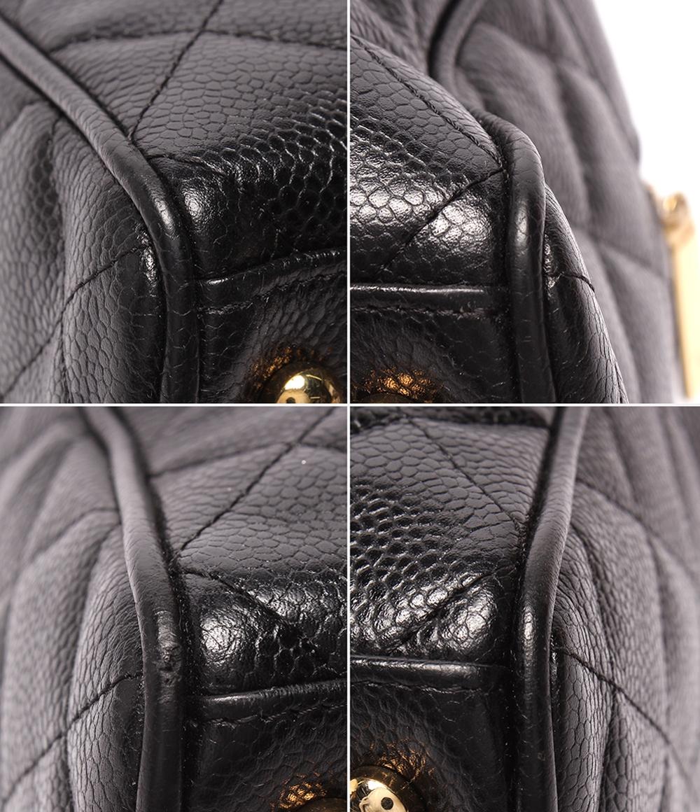 CHANEL ミニボストンバッグ ハンドバッグ マトラッセ ココマーク