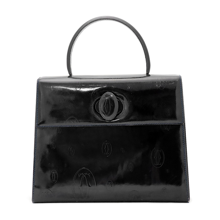 カルティエ(Cartier) ハッピーバースデー ハンドバッグ ロゴ型押し