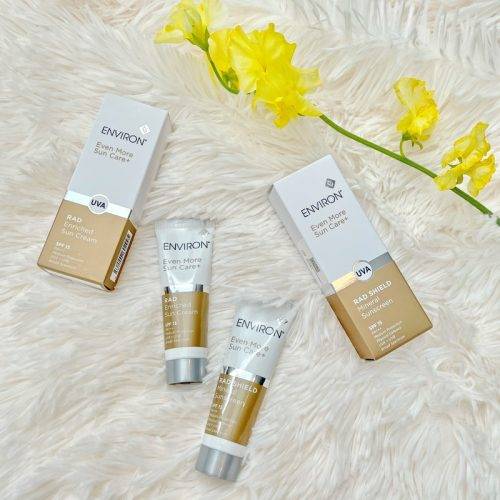 エンビロンの新しいラドローション、ラドエンリッチドサンクリームを