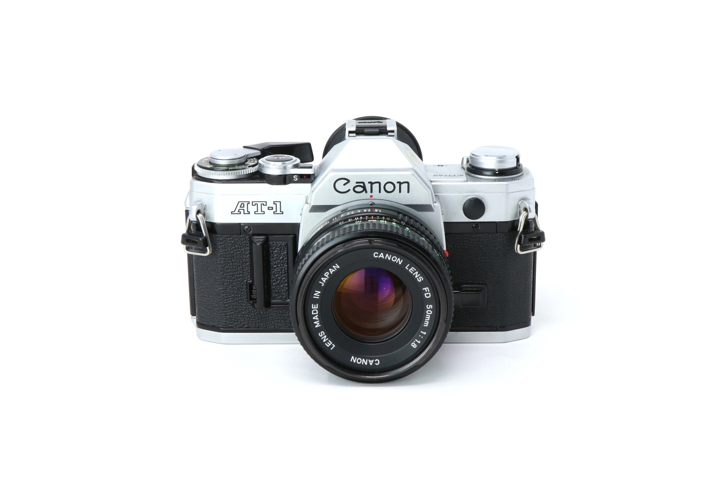 Canon AT-1 35mm Film Camera with 50mm lens (1977) – Relics