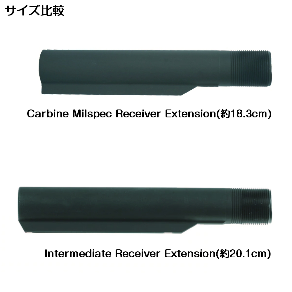 BCM バッファーチューブ AR15/M16/M4用 MIL-SPEC 6ポジション