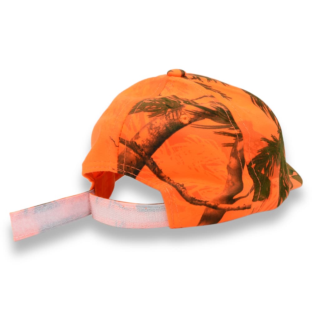 ハンティングキャップ 帽子 狩猟用 セーフティオレンジ リアルツリー