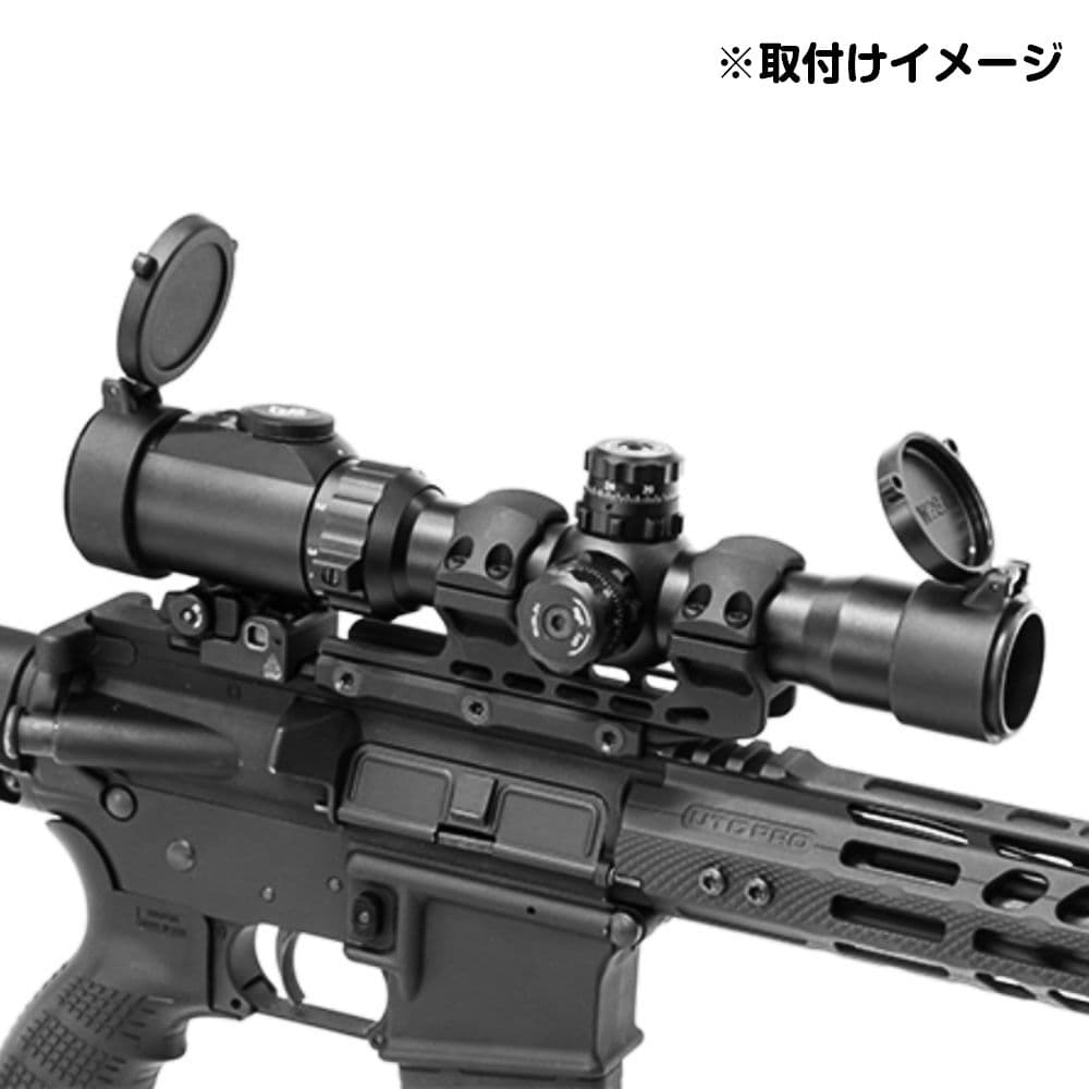 LEAPERS UTG ライフルスコープ 1-8X28mm マウント付き MRCスコープ