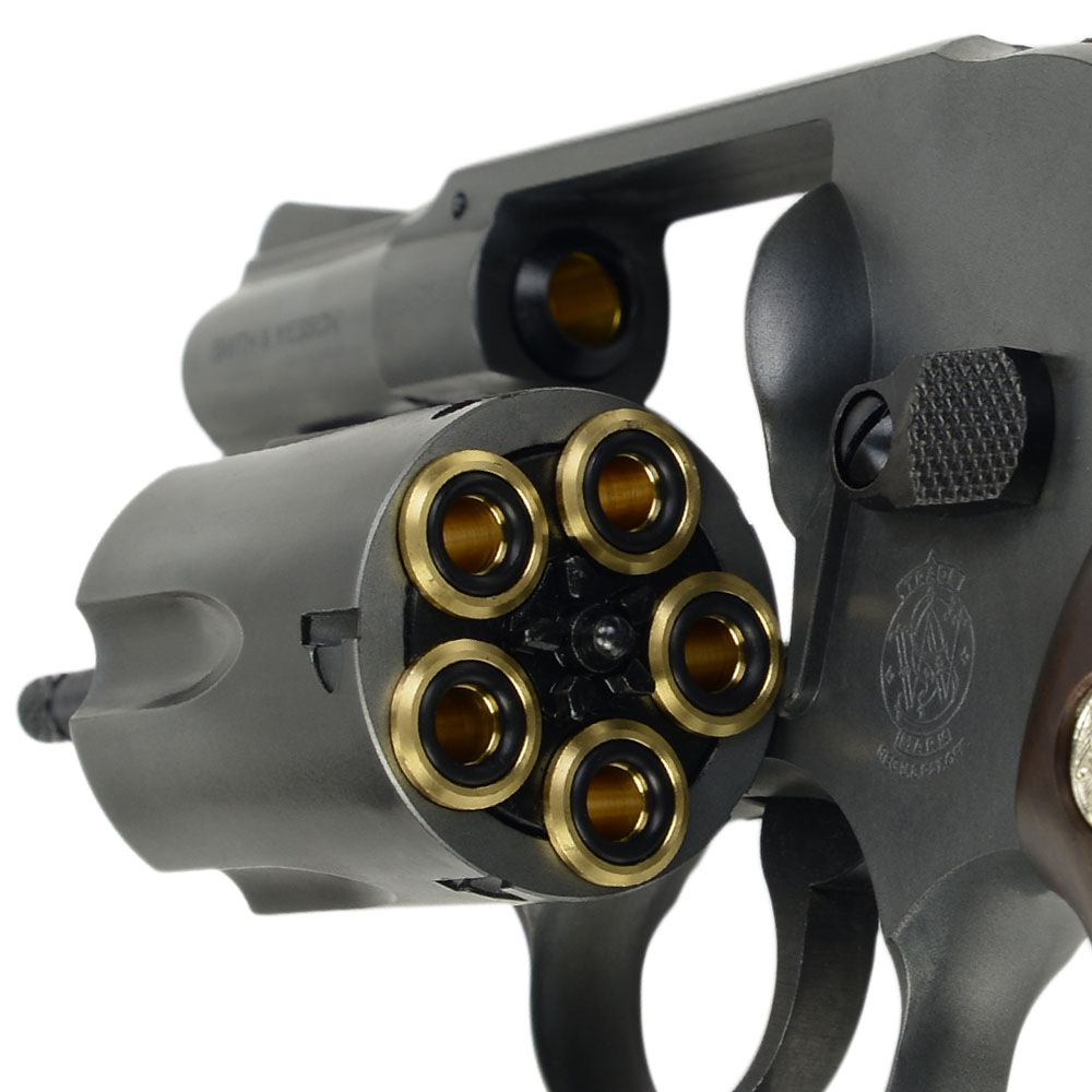 マルシン ガスガン S&W M49 ボディガード 2インチ 木目調プラグリップ