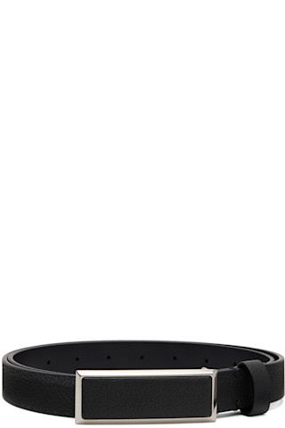 Toga Pullaのブラック レザー バックルベルトがセール中