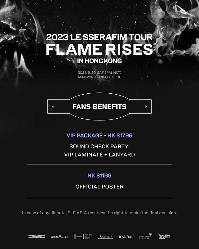 LE SSERAFIM TOUR 'FLAME RISES' IN HONG KONG 2023 | Concert