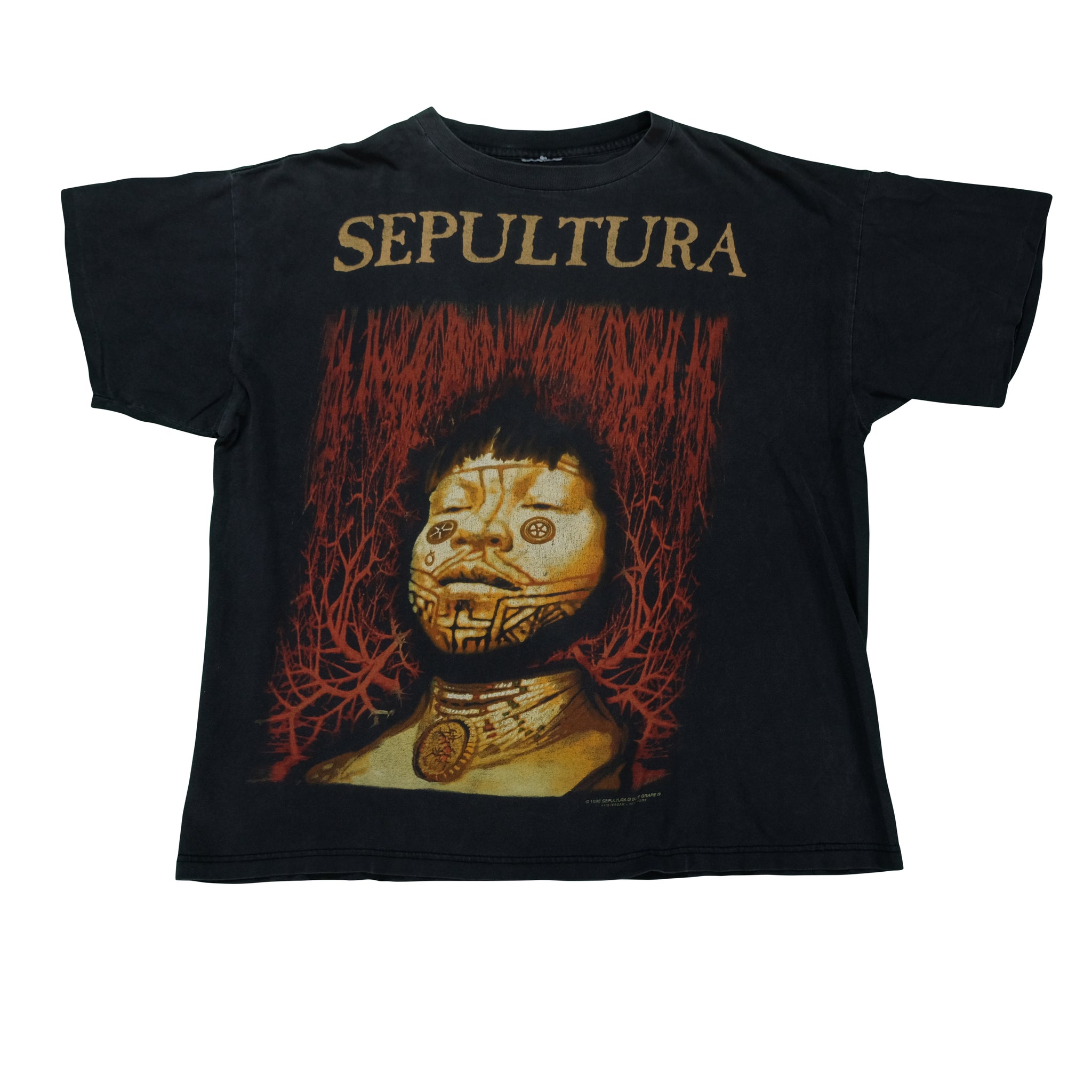 Vintage 1996 Sepultura Roots Album Tour Tee by Blue Grape | Reset
