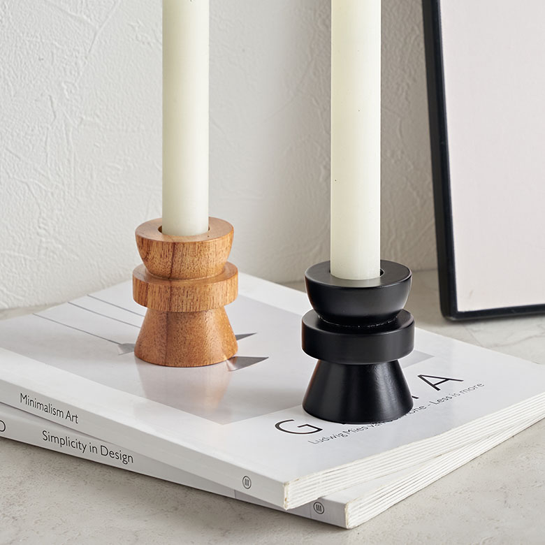 キャンドルホルダー 木製 キャンドル ホルダー Sサイズ ウッド 天然木